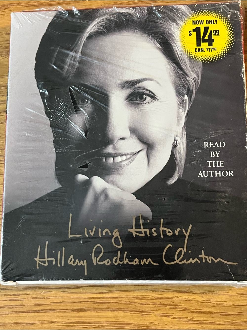 CD Hillary Rodham Clinton Living History Audiobook CD New Sealed Memoir
